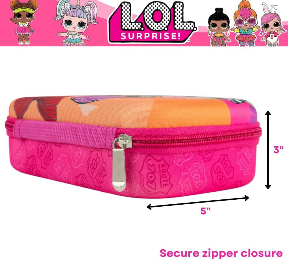 LOL Surprise Pencil Case Set with Gel Pens, Stickers & Pouch – Route 707 Official