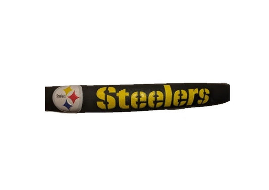 Pittsburgh Steelers Vinyl Steering Wheel Cover – Universal Fit