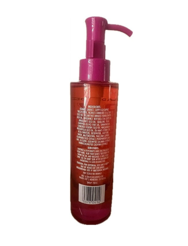 TJ Brazil Nut Body Oil 2-Pack | Squalane + Guarana Extract | Salted Caramel Scent (4 fl oz Each)