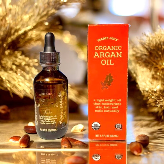 TJ’s Organic Argan Oil & Marula Facial Oil Set – Cold Pressed, 100% Natural (2-Pack)