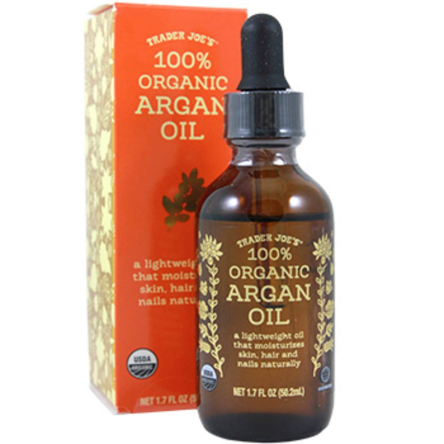 TJ’s Organic Argan Oil & Marula Facial Oil Set – Cold Pressed, 100% Natural (2-Pack)