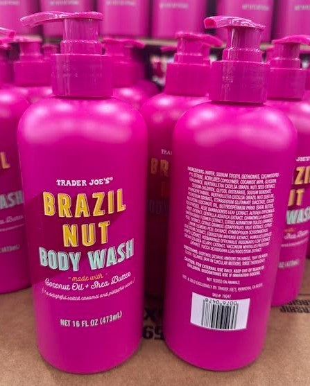 Trader Joe’s Brazil Nut Body Wash 2-Pack (16 oz each) | Coconut Oil + Shea Butter