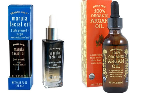 TJ’s Organic Argan Oil & Marula Facial Oil Set – Cold Pressed, 100% Natural (2-Pack)