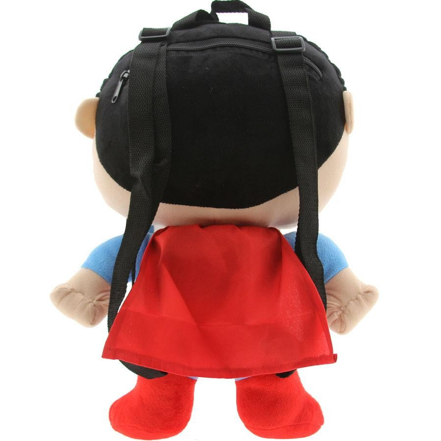 Back view showing adjustable straps and cape