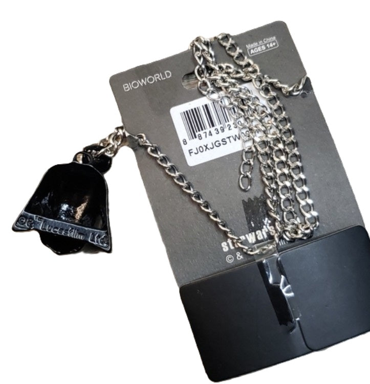 Rear view of Darth Vader pendant with Lucasfilm copyright