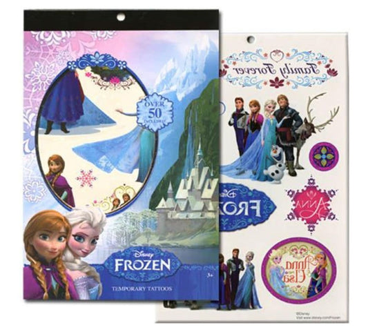 Disney Frozen Temporary Tattoo Books featuring Elsa, Anna, Olaf and more – Set of 3