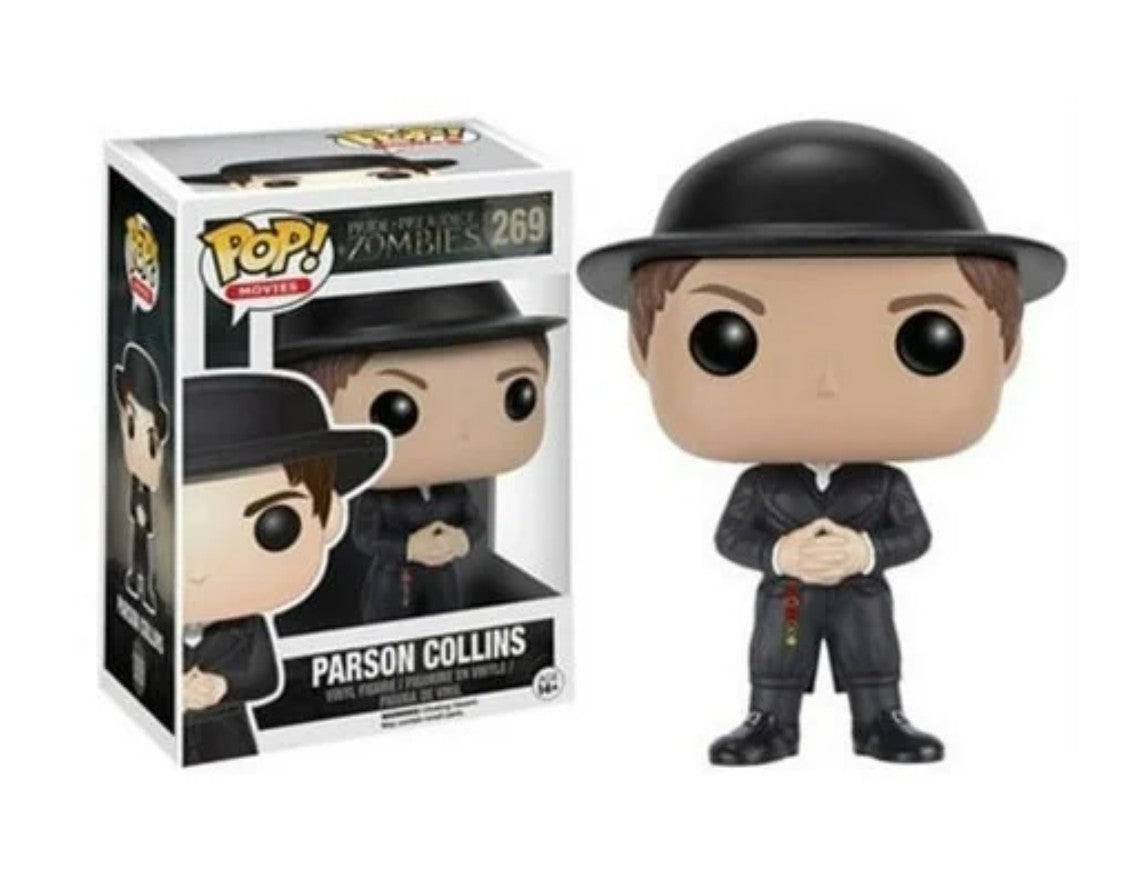 Funko POP! Parson Collins vinyl figure from Pride and Prejudice and Zombies (#269) with box

