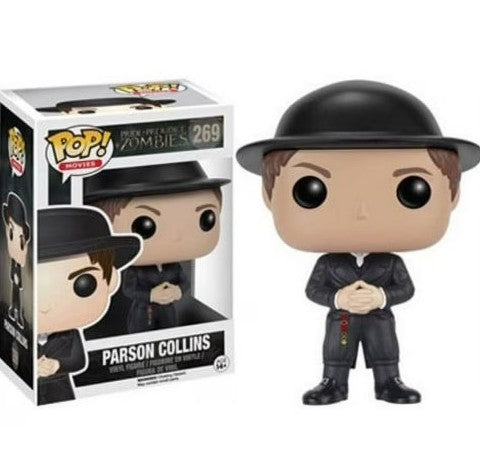 Funko POP! Parson Collins vinyl figure from Pride and Prejudice and Zombies (#269) with box


