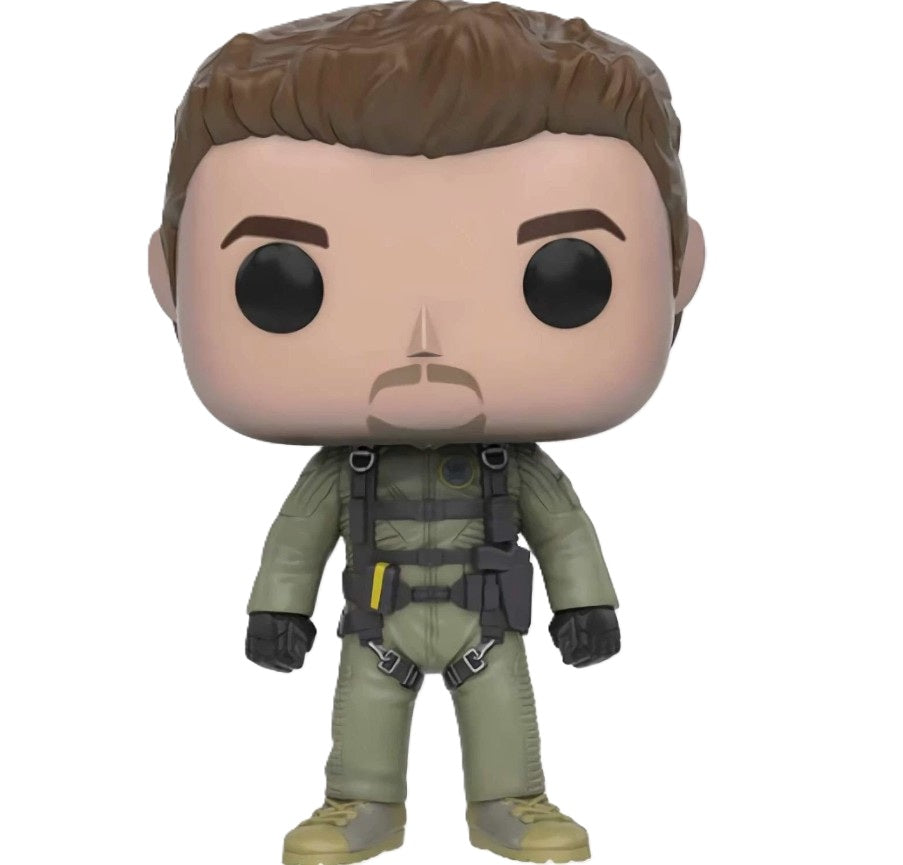 Funko Pop Jake Morrison Vinyl Figure #299 from Independence Day Resurgence in box and out of box


