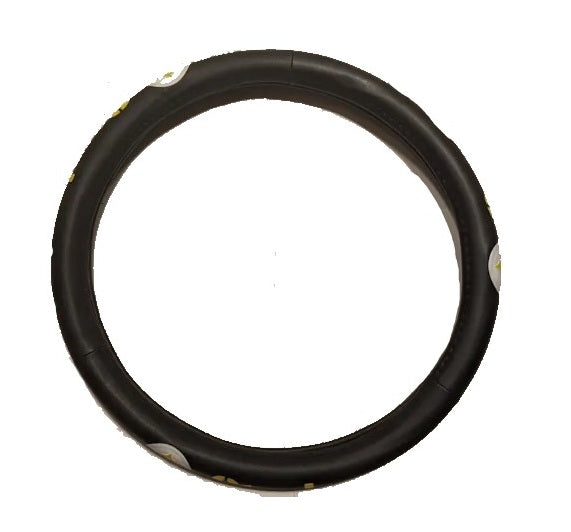 Pittsburgh Steelers Vinyl Steering Wheel Cover – Universal Fit