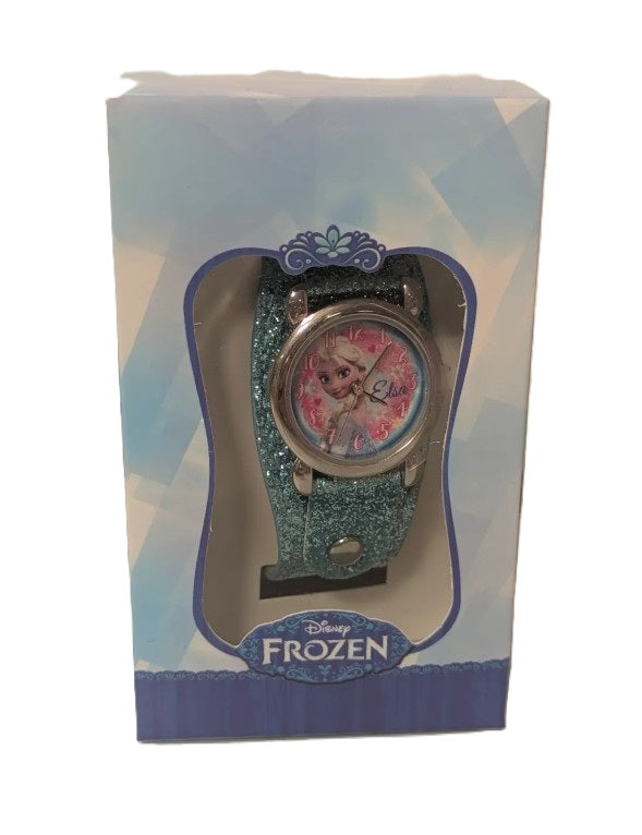 Disney Frozen Elsa Kids Watch with Glitter Strap in Gift Box

