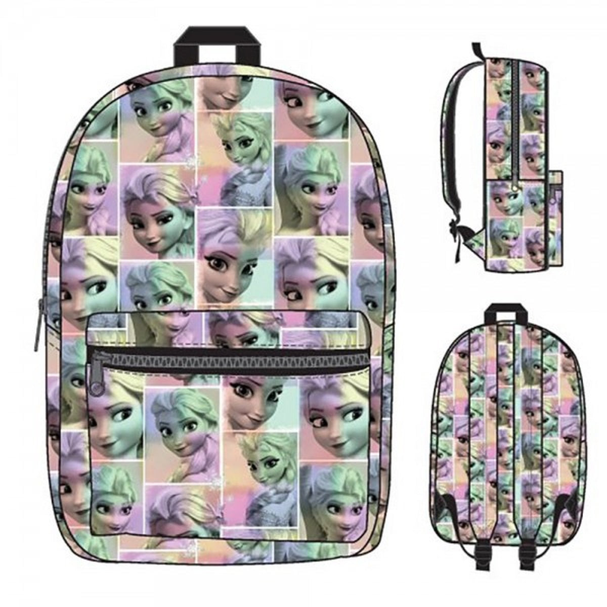 Bioworld Disney Frozen Elsa Pastel Sublimated Backpack – Full Size