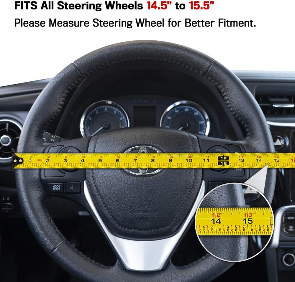 Pittsburgh Steelers Vinyl Steering Wheel Cover – Universal Fit